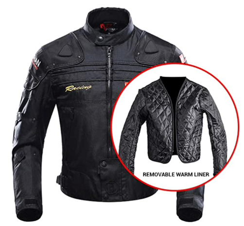 
                  
                    Men's Motorcycle Armored Jacket | Removable Liner For All Seasons
                  
                