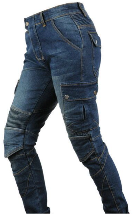 NEW 2023 Kevlar/Aramid Lined Armored Riding Jeans Blue Jeans