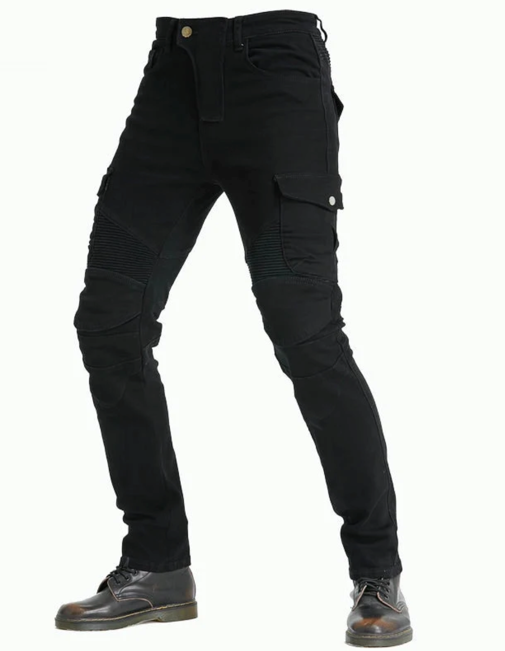 NEW 2023 Kevlar/Aramid Lined Armored Riding Jeans Black
