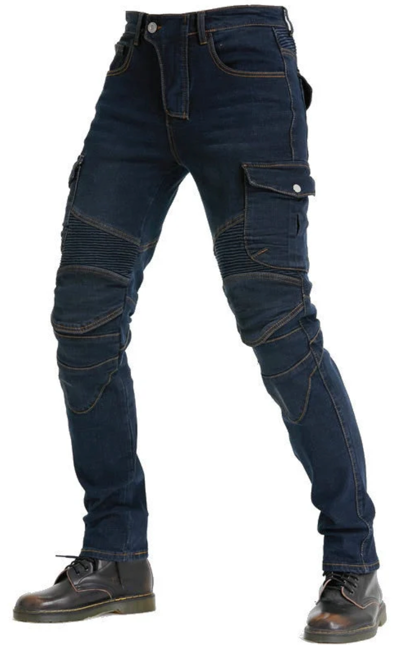 Motorcycle Jeans Denim Kevlar Armored Pants