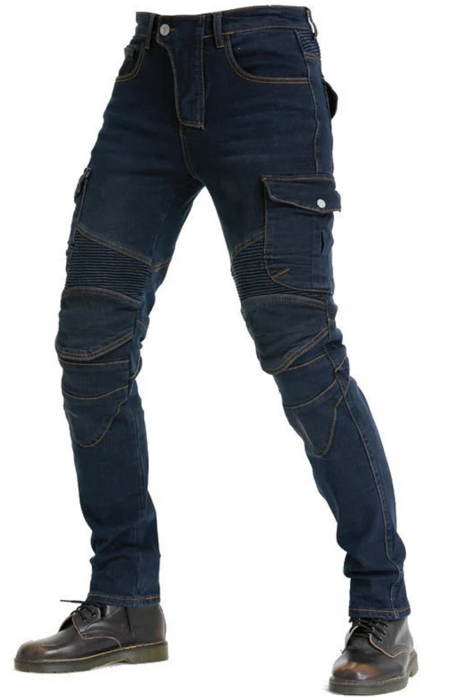 NEW 2023 Kevlar/Aramid Lined Armored Riding Jeans Blue Jeans – Armored Squid