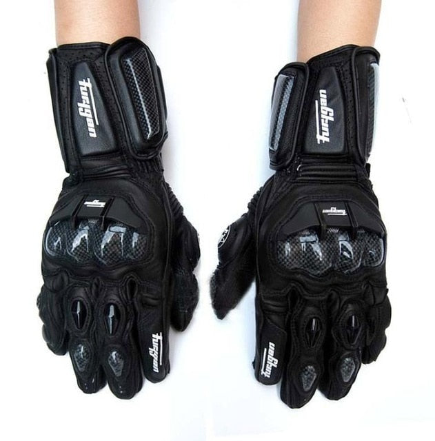
                  
                    Men's Motorcycle Gauntlet Leather Gloves
                  
                