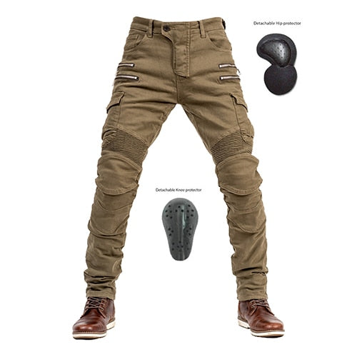 
                  
                    Model 2 Men's Armored Jeans Brown/Khaki
                  
                